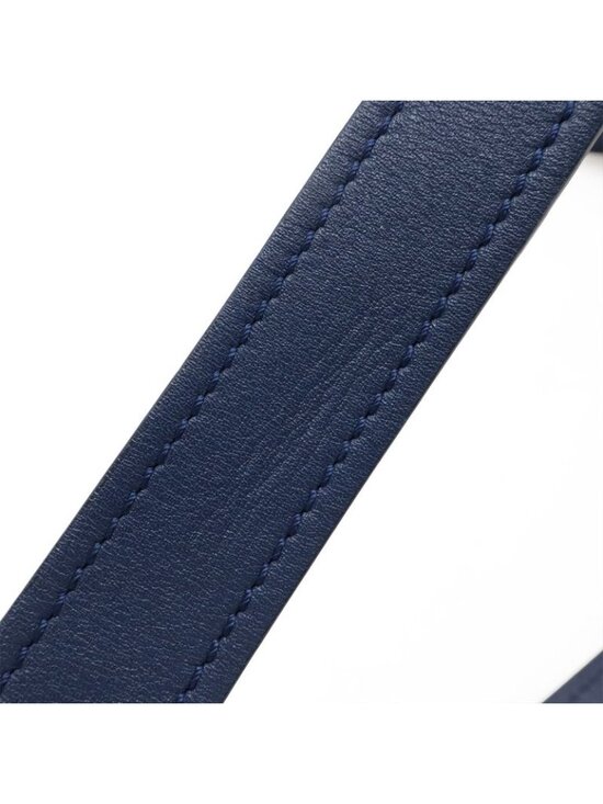 Chanel Tweed Print Chain Shoulder Rucksack Sac Backpack Nylon Blue main image 7